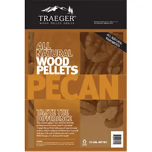 Traeger Pellet Grills PEL314 Traeger Grill Pellets - Pecan, Wood, Bbq Grilling