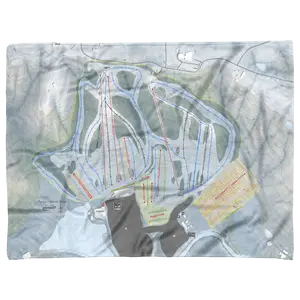 Perfect North Slopes, Indiana Ski Resort Map Blanket