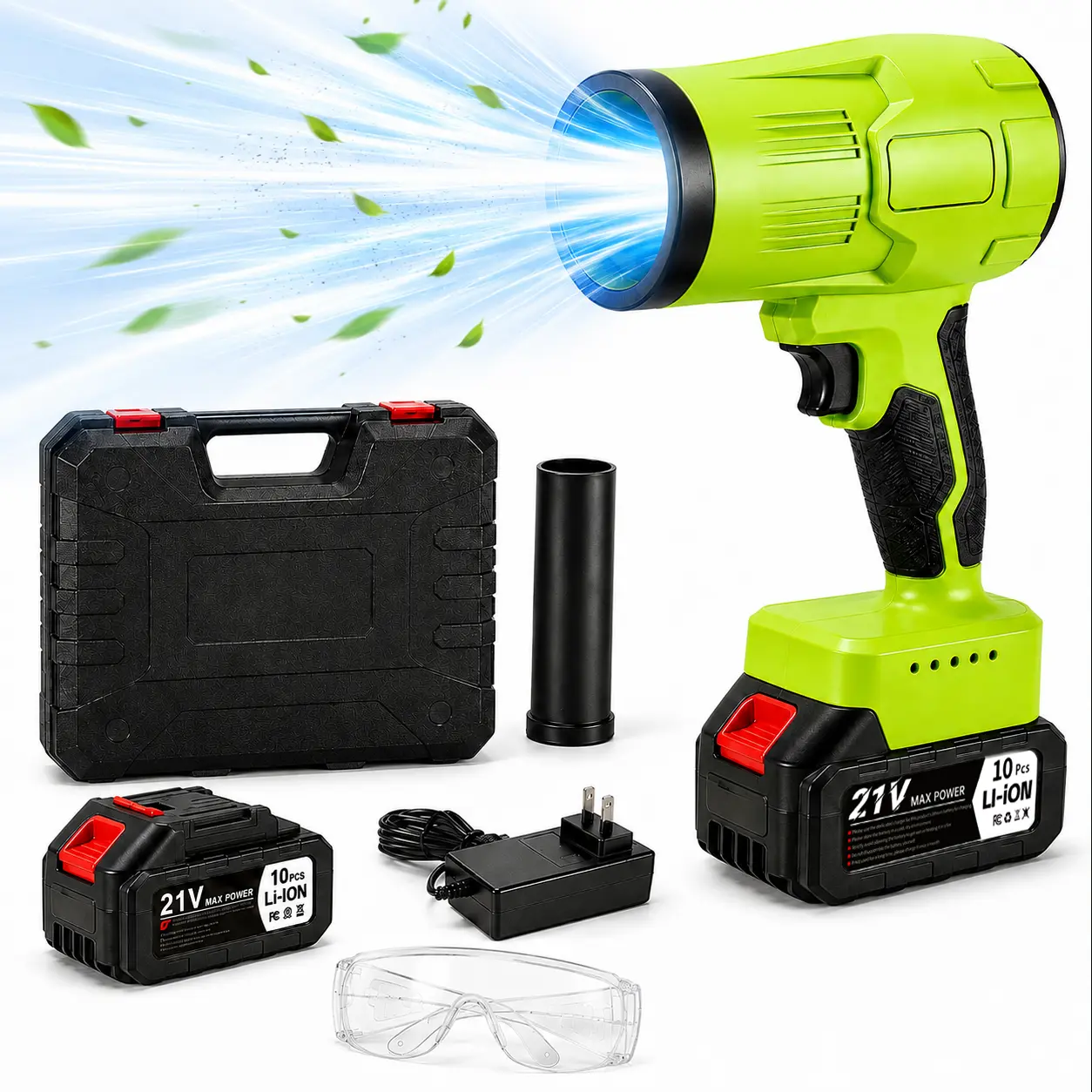 Turbo Jet Blower,Leaf Blower, Violent Turbo Fan, Pure Copper Motor,Car Drying After Wash, Handheld Snow Blower,Cordless Turbo Power Air Duster,Home Improve,Garden Mainte Holiday gifts