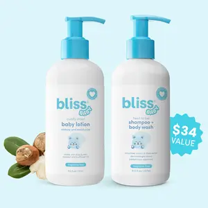 The Bath Time Bundle, For Dry & Sensitive Skin - For Babies, Toddlers, Kids & Adults, Vegan, Hypoallergenic, Dermatologist Tested