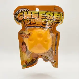 moldable fidget toy - Cheese Block