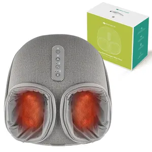 Medcursor Shiatsu Foot Massager Machine with Heat & Air Pressure Massage Modes for Tired Muscles and Plantar Comfort Relaxation