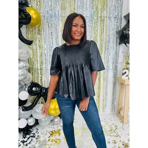 Pleated Perfection Top