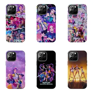 Rumi Mira Zoey K-Pop Demon Hunters Case for iPhone 17-7 Pro Max Plus & Samsung Galaxy S25-S21 Ultra Plus - Rumi Mira Zoey Kpop Aesthetic Phone Cover unisex