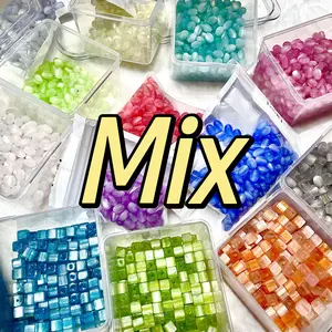 Special Shape Beads {Oval&Cube} Color-Changing UV