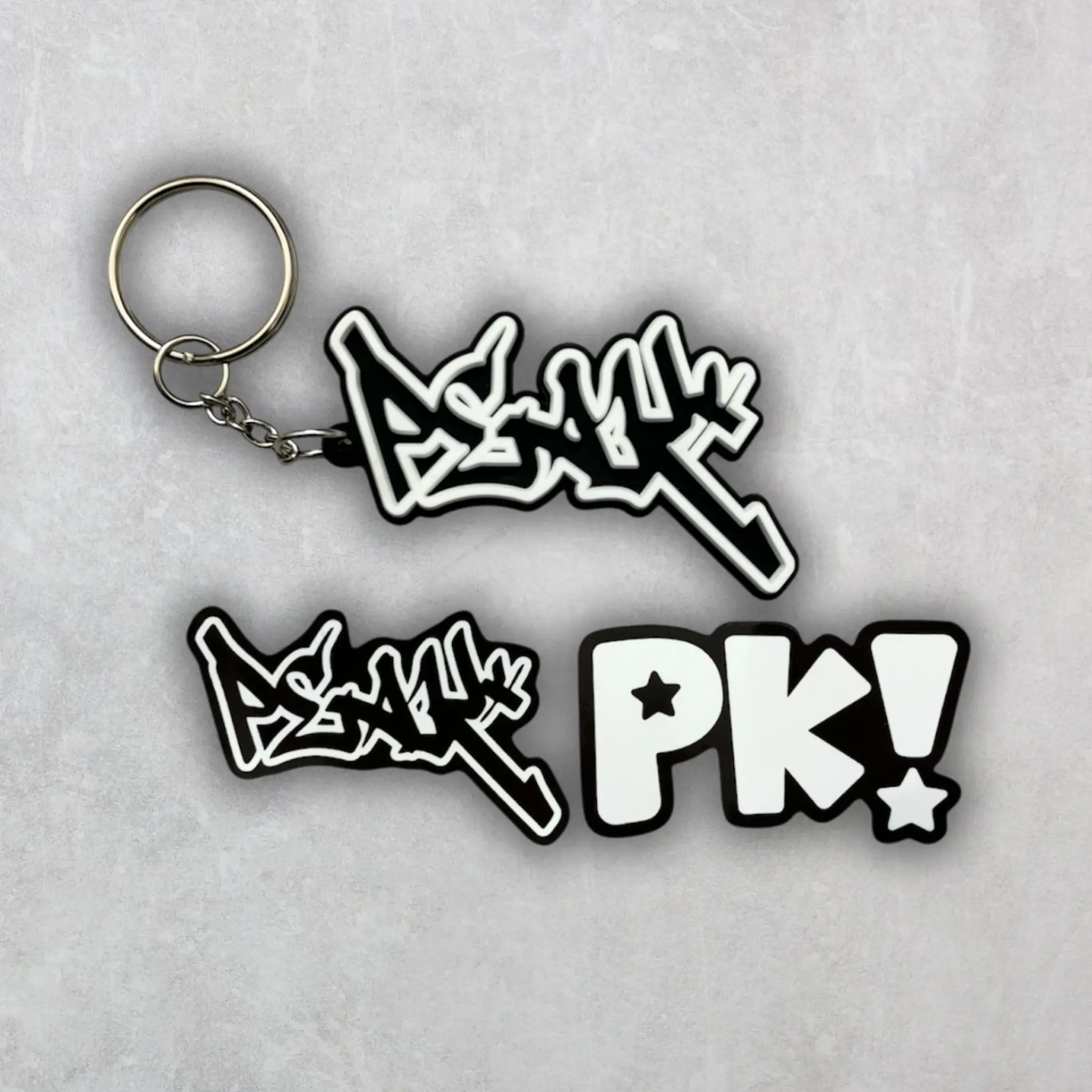 3D Peak Keychain and Sticker Pack 3D Peak Keychain and Sticker Pack