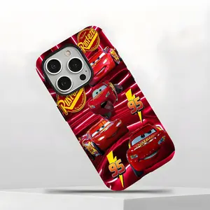 McQueen cartoon phone case for iPhone 17/16/15/14/13/12/11 Pro Max/Plus. Thoughtful gift for friends and relatives.