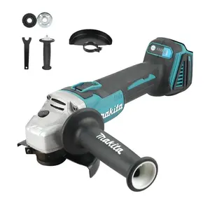 Industrial-Grade Makita Electric Goddess DGA404 125MM Cordless Angle Grinder: Brushless Variable Speed Cutting Machine For 18V Battery