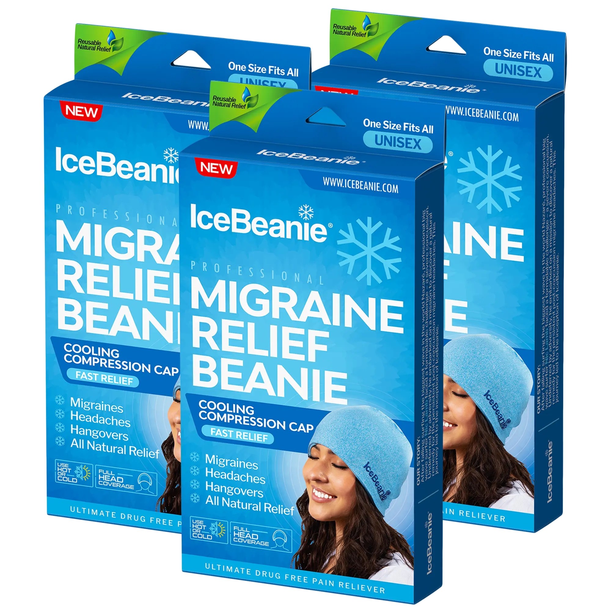 IceBeanie 2.0 X3 - Soft Gel Tech for Ultimate Wearing Experience