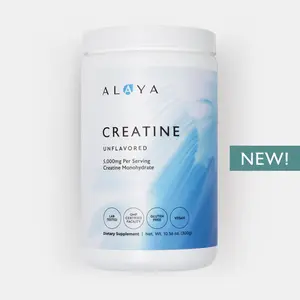 Alaya Naturals Creatine Monohydrate | 5g per Serving | Supports Muscle Strength, Endurance, and Recovery | Unflavored, Easily Mixable Powder | 60 Servings