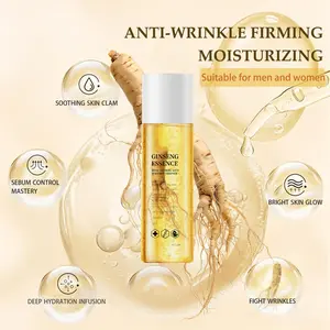 Natural Ginseng Anti-Aging Hydrating Essence Water – 100% Wild Ginseng from Himalayas, Deep Moisture & Wrinkle Care for All Skin Types    Firming Skincare Serums Moisturizer Gentle