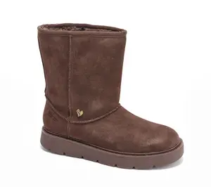Skechers Slip-ins Keepsakes Cozy Water Repellent Suede Boots