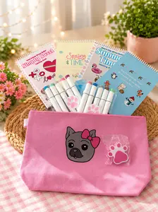 Mega 4 Standard Size  Coloring Books Bundle- Ohuhu Markers, Bag and Clip