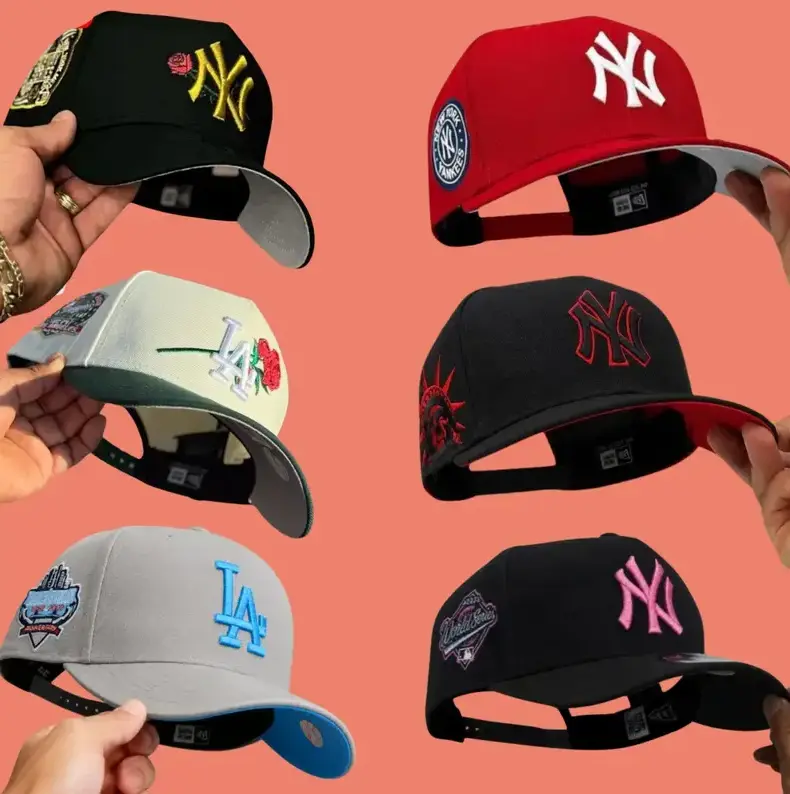 New Era MLB LA Dodgers NY Yankees A-Frame Snapback –  9FORTY 59FIFTY Fitted Baseball Cap Unisex, Gorras de Béisbol Streetwear, Adjustable Trucker Hat, Urban Trend, Retro Sport Aesthetic, TikTok USA Viral Fashion