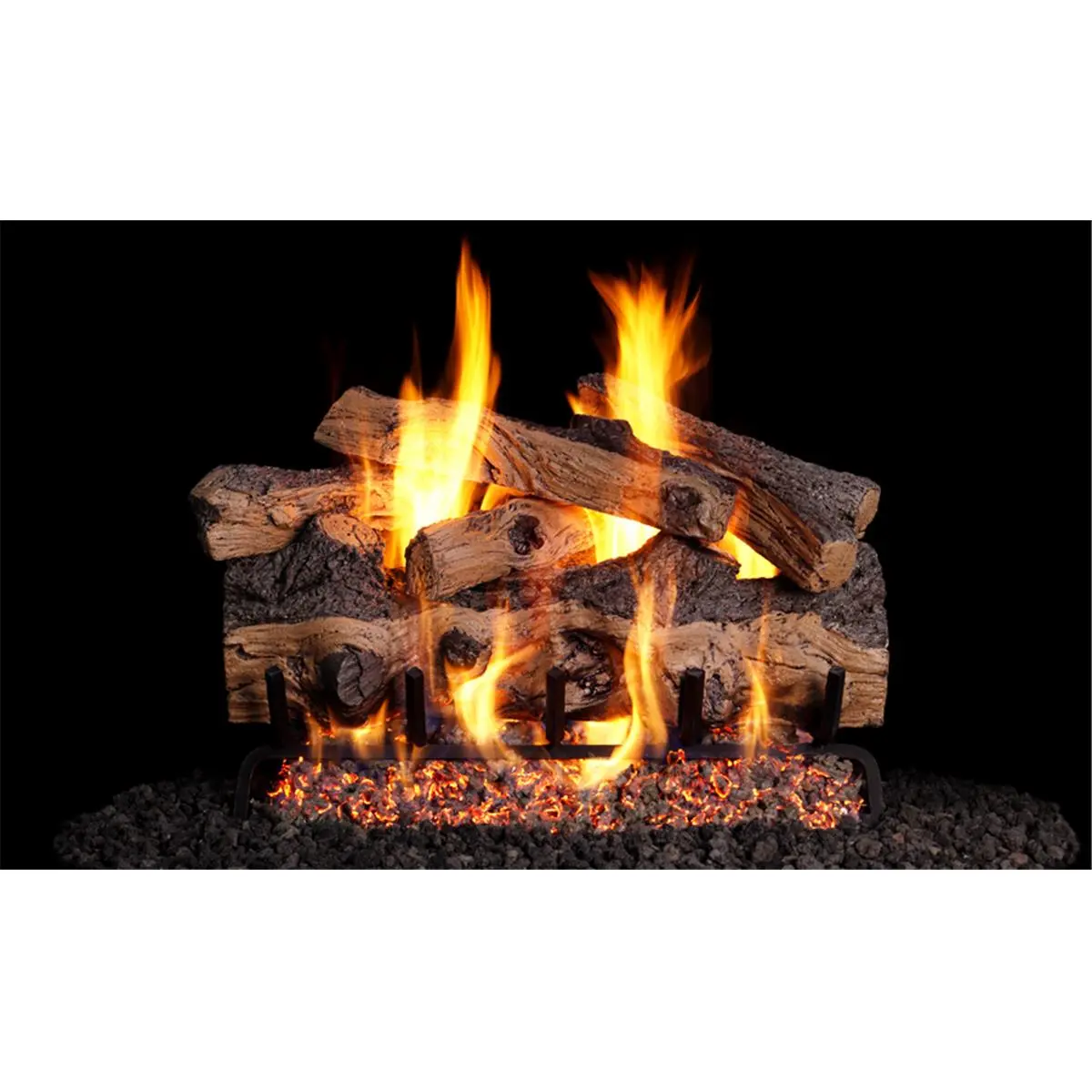 Real Fyre GSO-24 24 in. Gnarled Split Oak Vented Log Set