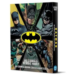 DC Comics Heroic Vault: Batman - 10 Comic Book Limited Edition Collector’s Set (All #1 Issues)