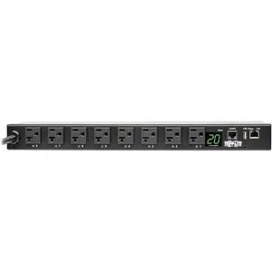 Tripp Lite TRLPDUMH20NET2LX 1.9kW Single-Phase Switched PDU-LX Platform Interface - 120V Outlets-NEMA L5-20P - 2 ft.