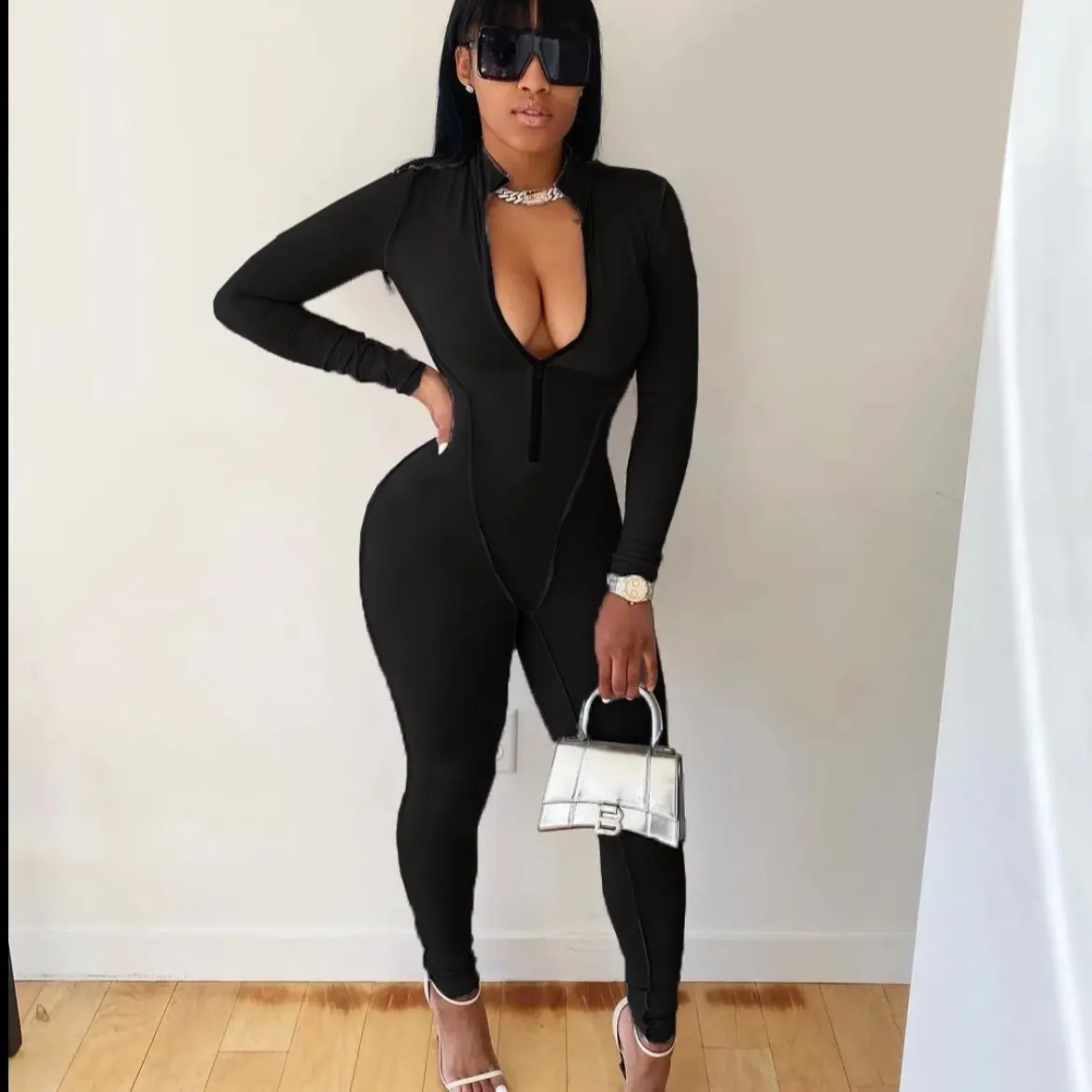 Jumpsuit available in yellow and black