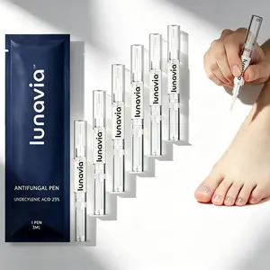 Lunavia Antifungal Pen UNDECYLENIC ACID 25% for Athlete's Foot Jock Itch & Ringworm Treatment 3ML Toe Polish Vecnythra Solution