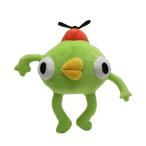 20cm Bing Bong Peak Plush Toy Cute Green Monster Stuffed Doll Soft Game Character Plushie Gift for Fans Home Decor