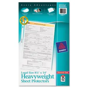 Avery Top-Load Polypropylene Sheet Protector Clear 25/Pack