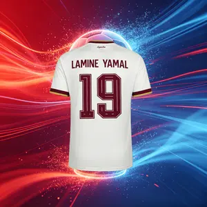 2026 Spain 19#Lamine Yamal and 20#Pedrl Short And Long Sleeve Soccer Jersey Fans Version Breathable