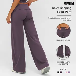 MFVIM Women’s High-Waist Sports Leggings, Solid Color Slim Fit Pants, High Elasticity Yoga Leggings, Ladies Activewear for Indoor & Outdoor Use, Women’s Yoga Pants