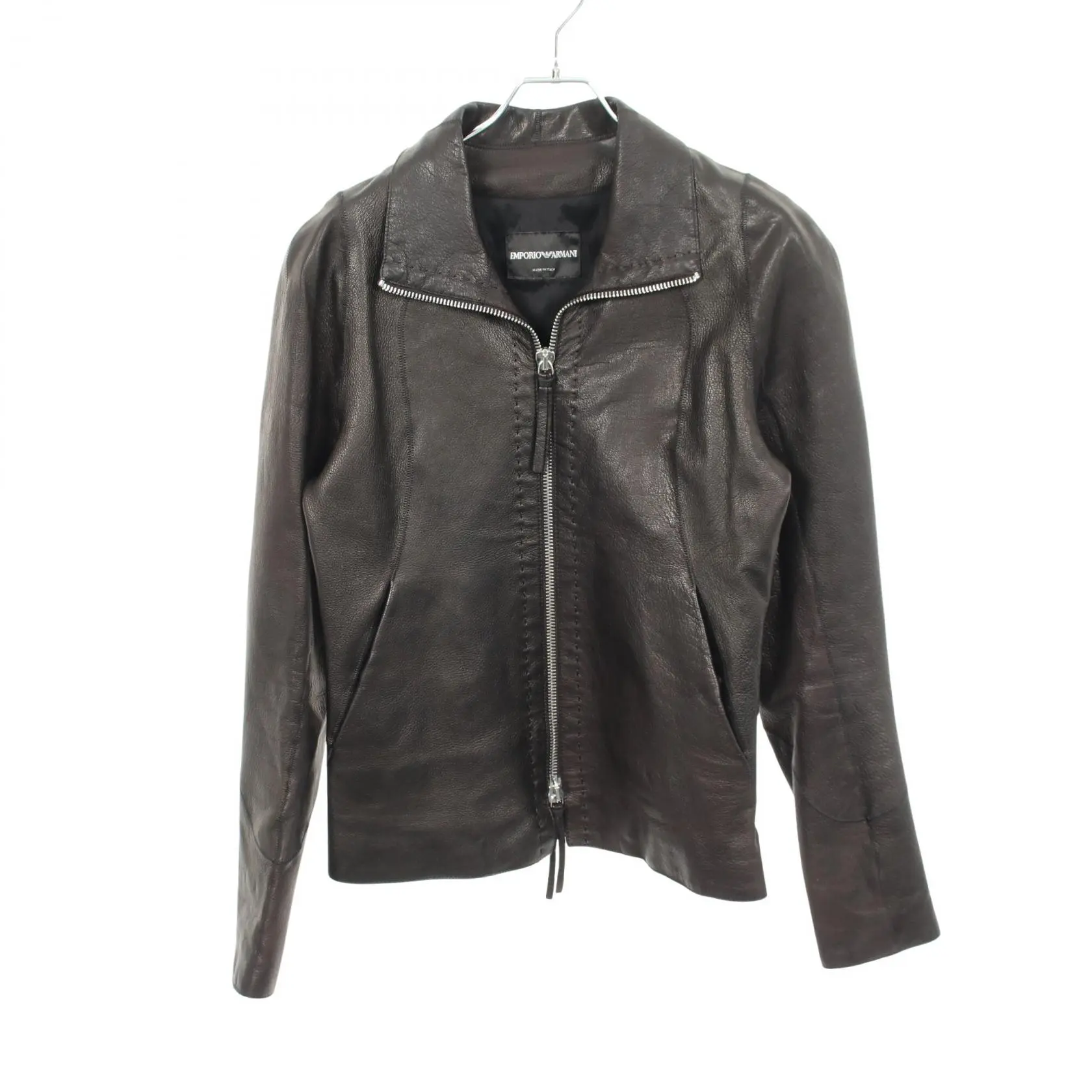 Pre-owned emporio armani Other Small Leather Goods Leather Jacket