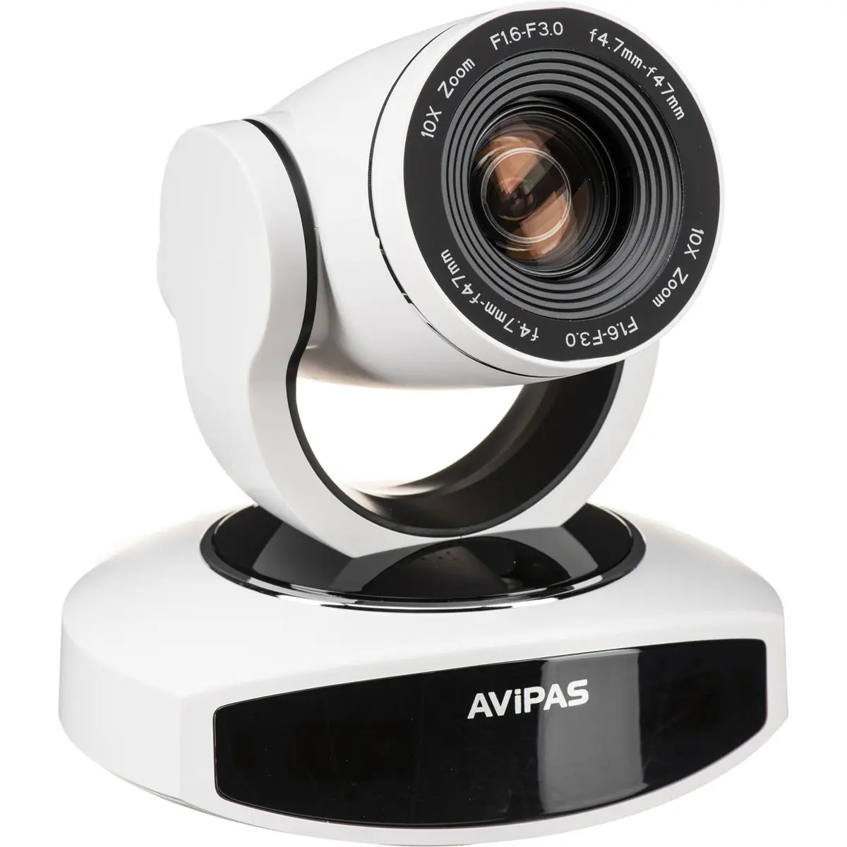 AViPAS AV-1281 2.07MP Full HD HDMI PTZ Camera with PoE and IP Live Streaming, 10x Optical Zoom, White