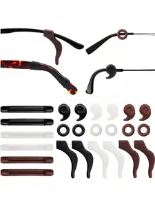 Anti-slip Glasses Ear Hook, Glasses Leg Fixing Ear Hook, Eyeglasses Ear Grips, Glasses Accessories for Sports, Learning and Daily Wear, Versatile Use, Glasses Grips