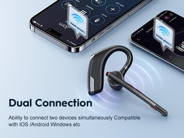 M51 New Bee Bluetooth Headset V5.2 with Dual Microphones, 80 Hours Playback Time, 500mAh Charging Box, Suitable for Office and Driving, Truck Drivers M51 New Bee Bluetooth Headset V5.2 with Dual Microphones, 80 Hours Playback Time, 500mAh Charging Box, Suitable for Office and Driving, Truck Drivers