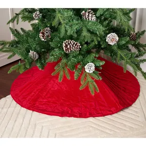 Primrose Hill 48" Tufted Plush Tree Skirt
