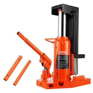 【fathersdaygift】VEVOR Hydraulic Toe Jack, 5 Ton On Toe Toe Jack Lift, 10 Ton On Top Lift Capacity Machine Jack, 0.8-6.8 in Toe Height, 11.3-17.3 in Top Height, Air Hydraulic Claw Jack for Machinery, Industry