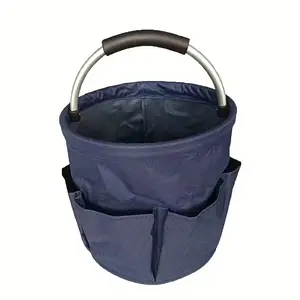 Outdoor camping picnic basket foldable storage bathroom wash bag shower basket household multifunctional tool storage basket