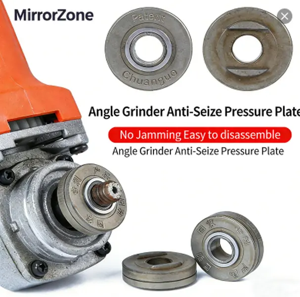 Angle Grinding Tool Flange Nut, 1 Count 5/8-Inch-11 Quick-Clamping Nut, Angle Grinding Tool Flange Locking Nut, Power Tool Accessories for Replacement & Fixing Cutting Disc