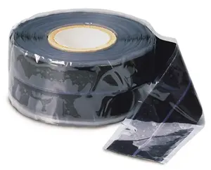 212 MAIN HTP-1010 Self-Bonding Silicone Repair Tape - 1 in. x 10 ft, Black Adhesive Seal for DIY Scrapbooking, Stamping Projects