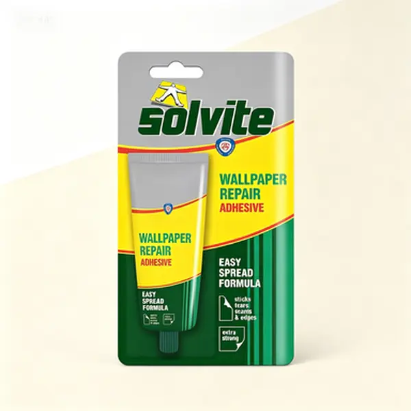 Wallpaper Adhesive Repair Tube Strong Bond, Wallpaper Fix Repair Tube for Seams & Tears, Quick Dry Wallpaper Glue Tube, Easy Application No Mess, Reseals Effectively for Lasting Repair