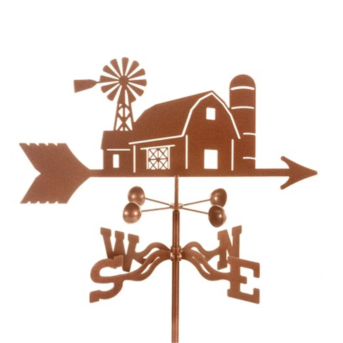 EZ Vane EZ1600-4S Farm Scene Weathervane with Four Sided Mount