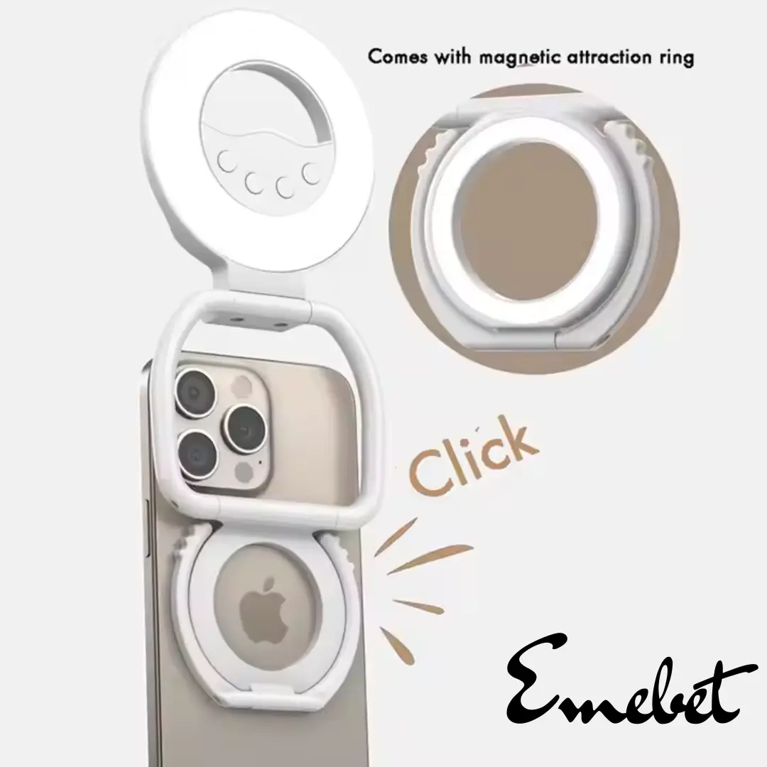 Emebet Magnetic 360 Ring Light Phone Selfie