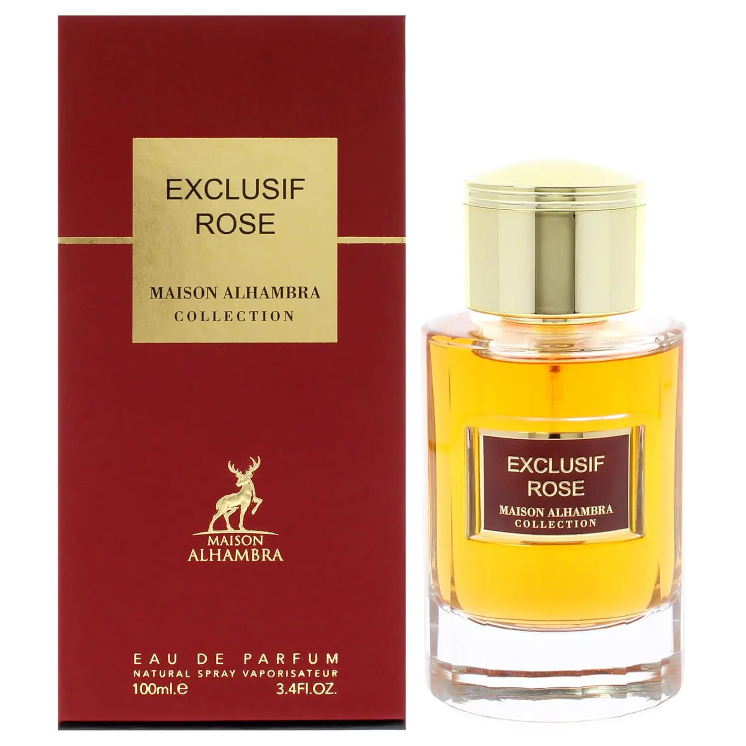 Exclusif Rose by Maison Alhambra 3.4oz EDP Spray for WOMEN