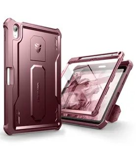Dexnor for iPad 10th Generation Case (2022) with Built-in Screen Protector - [Pencil Holder and Kickstand] Heavy Duty Shockproof Full Body Protective Cover for iPad 10.9 Inch 10th Gen Case
