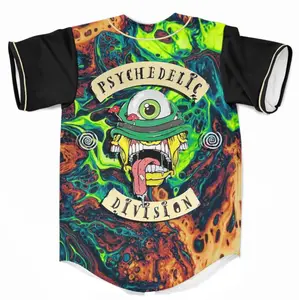 Subtronics liquid acid trippy Psychedelic Division rave baseball jersey for edm festivals