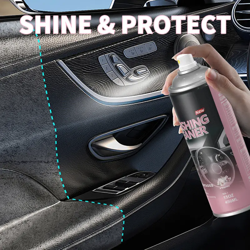 DONKEYPRO Car Detailing Products Spray Cleaner for Leather Bag Sofa Table Chair & Leather Furniture - 15oz Hyper Deep Clean Shine Protect Agent