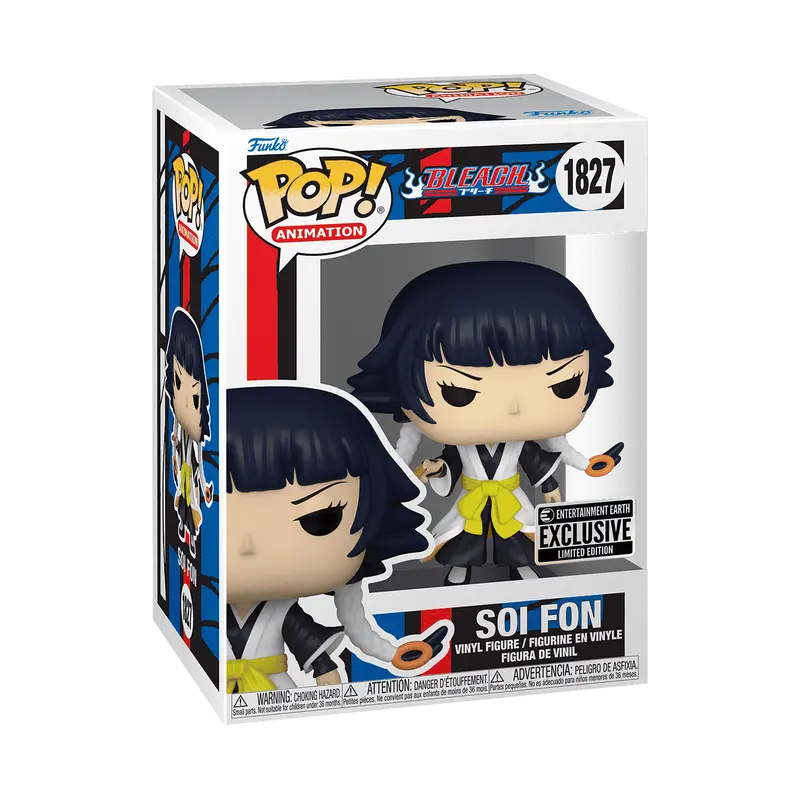 Funko Pop! Bleach - Soi Fon #1827 Exclusive (Sticker may vary) Collectible Pop Vinyl Figure