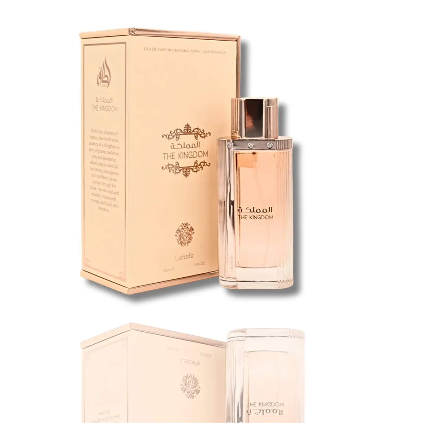 Lattafa The Kingdom Fragrance Spray 3.4 FL.OZ/100mL FOR WOMEN Eau De Parfume Long Lasting Scent perfumes para mujer