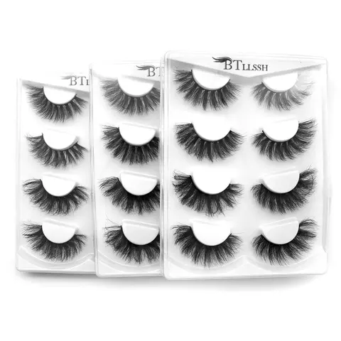 Fluffy False Eyelashes, Voluminous False Eyelashes, Fluffy Volume Eyelashes, Natural Curling Eye Makeup Strip Lashes, Volumized  Lashes Extensions for  Women Eye Makeup Enhancement, Eyelash Set