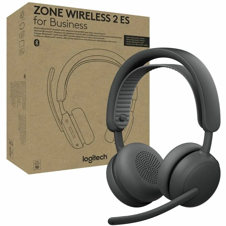 Logitech Zone Wireless Headset Hybrid ANC Graphite 981001511