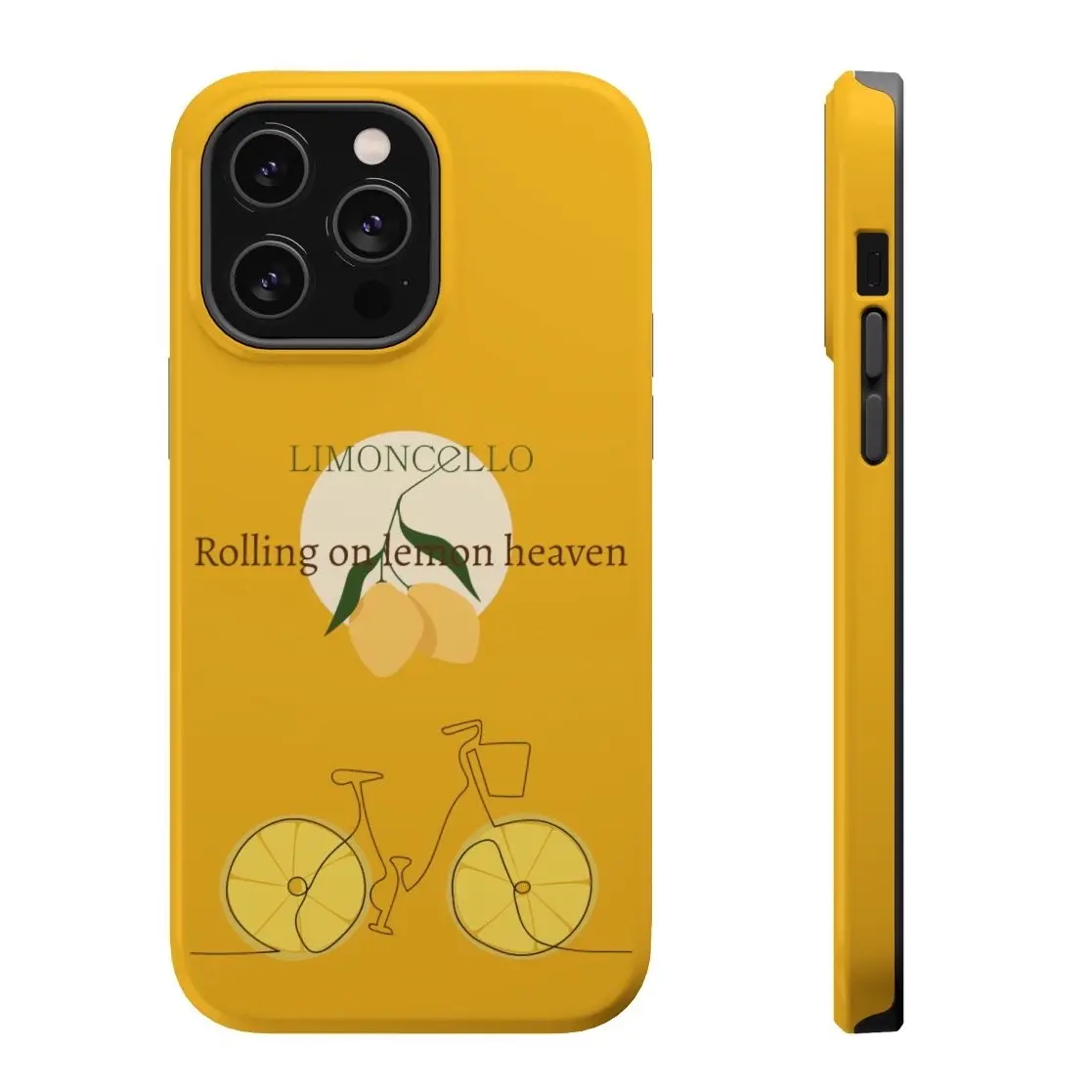 Limoncello Tough Cases for Various Phones - Dual Layer Protective Wireless Charging Phone Case  Custom Orders Available