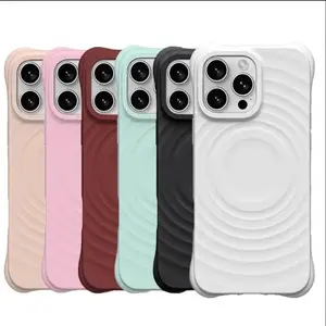Compatible with iphone 17Pro Max/16 Pro/15 Plus/14/13/12 Summer Dopamine Ripple Magnetic Apple phone case-kK915-7