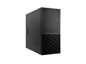 IN WIN PE052T2X.U3 Pedestal Entry ATX Mid Tower Case - Black